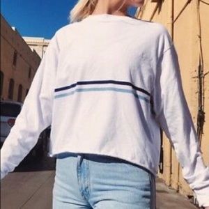 BRANDY MELVILLE WHITE ACACIA WITH STRIPES
